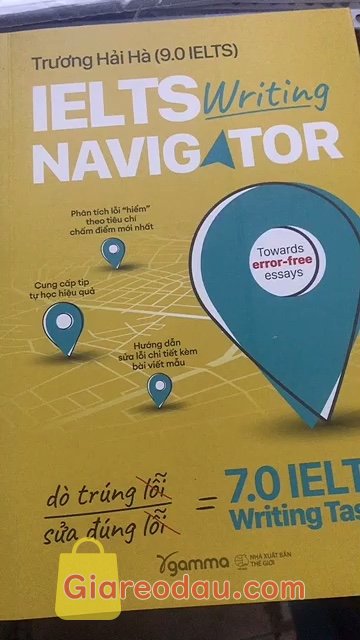 Giảm giá Bookmark IELTS Navigator - Ghi Dấu Trang Học (Alpha Books). Sách khá thú vị, đọc sơ thì cách diễn đạt khá lôi cuốn, m sẽ. 