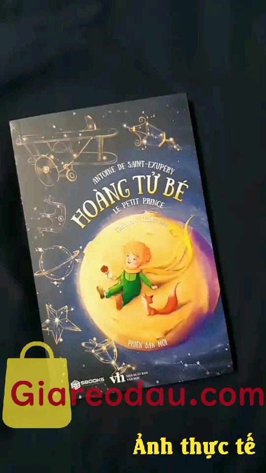 Giảm giá Hoàng Tử Bé (Antoine de Saint-Exupéry). Sách dày dặn, in đẹp, nền giấy trắng ngà đọc rất dễ chịu.. 