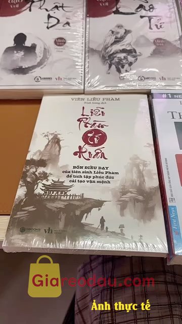 Giảm giá [Mã giảm 42%] Liễu Phàm Tứ Huấn. Sách đẹp, đóng gói kỹ, giao hàng nhanh, nhưng thấy mua combo 3 quyển. 