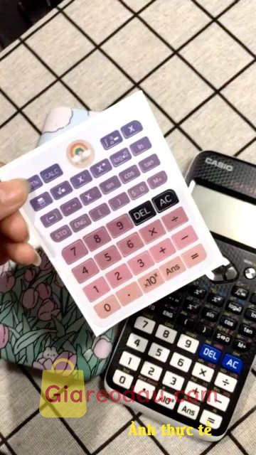 Giảm giá Miếng decal dán máy tính in theo yêu cầu máy casio/vinacal. 😄Thời gian vận chuyển rất hợp lí. Tôi đã đặt hàng với tâm. 