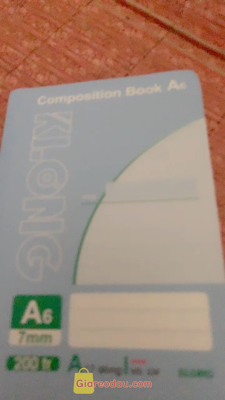 Giảm giá Sổ May Dán Gáy Klong Khổ A6 - 200 Trang - Ms: 339. Vở dày dễ viết mọi người nhớ mua ủng hộ Soop nhà. Do không để. 