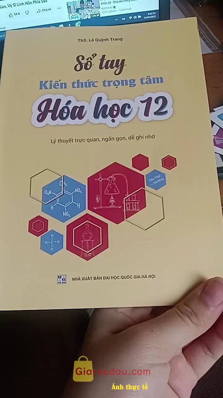 Giảm giá [Mã giảm 41%] Sổ tay kiến thức trọng tâm hoá học 12, công thức giải nhanh hoá ôn thi THPT moonbook. Shop giao hàng siêu nhanh lun, quà tặng cũng cute nữa, cho shop 100đ lun.. 