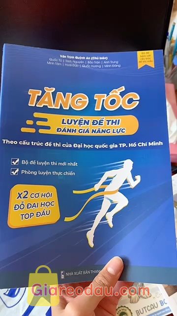 Giảm giá [Mã giảm 20%] Tăng tốc luyện đề thi Đánh giá năng lực ĐHQG TP.HCM - Phòng luyện 3 tháng - Bản 2024 luyện thi ĐGNL HCM - HOCMAI. sách đẹp, dày, chất lượng tốt. giao hàng khá nhanh so với các đơn. 