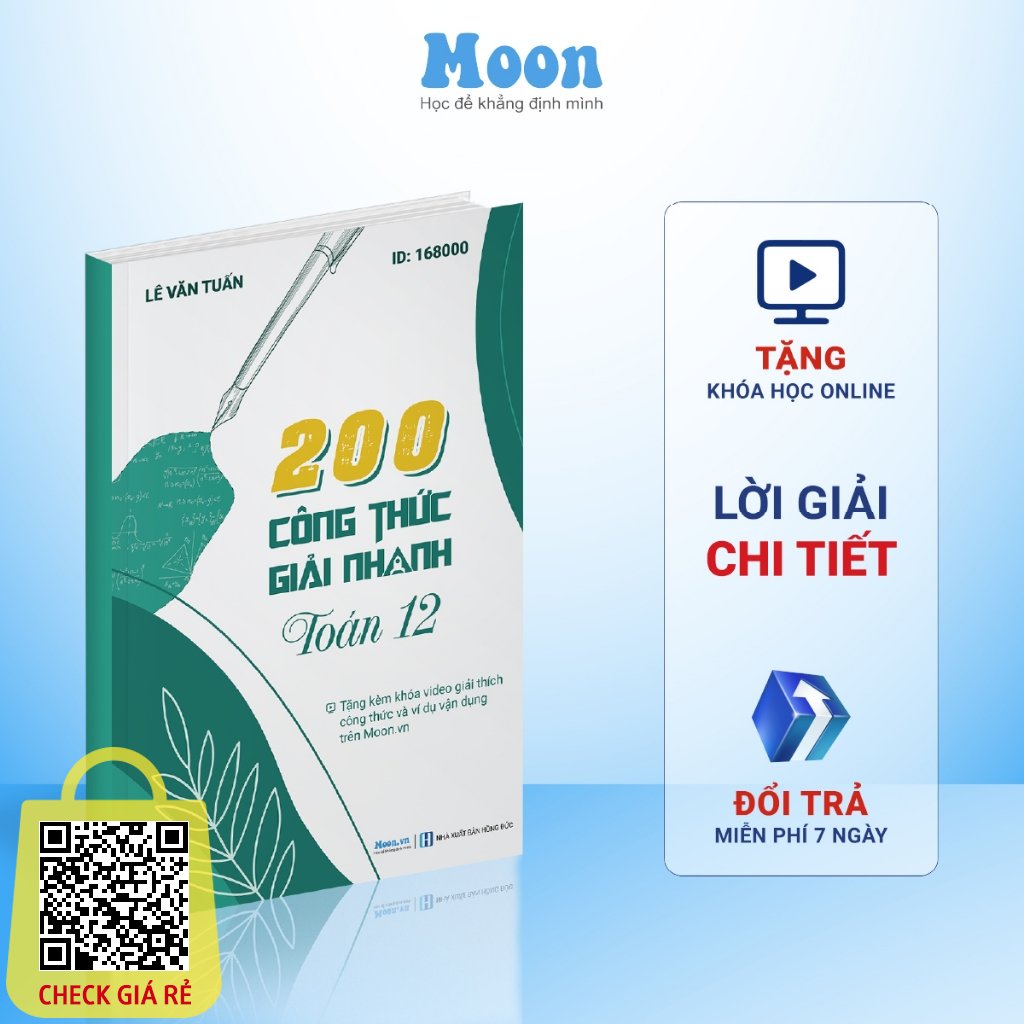 Sách 200 công thức giải nhanh Toán 12