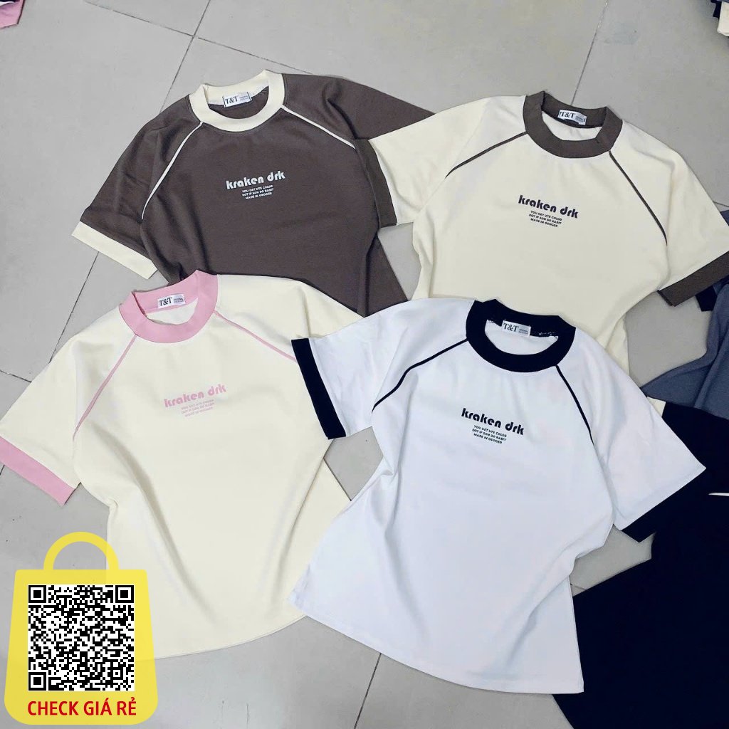 Áo Thun Baby Tee Borip Kraken Drik Raglan Hàng Quảng Châu L1 Co Dãn 4 Chiều - GTM STORE