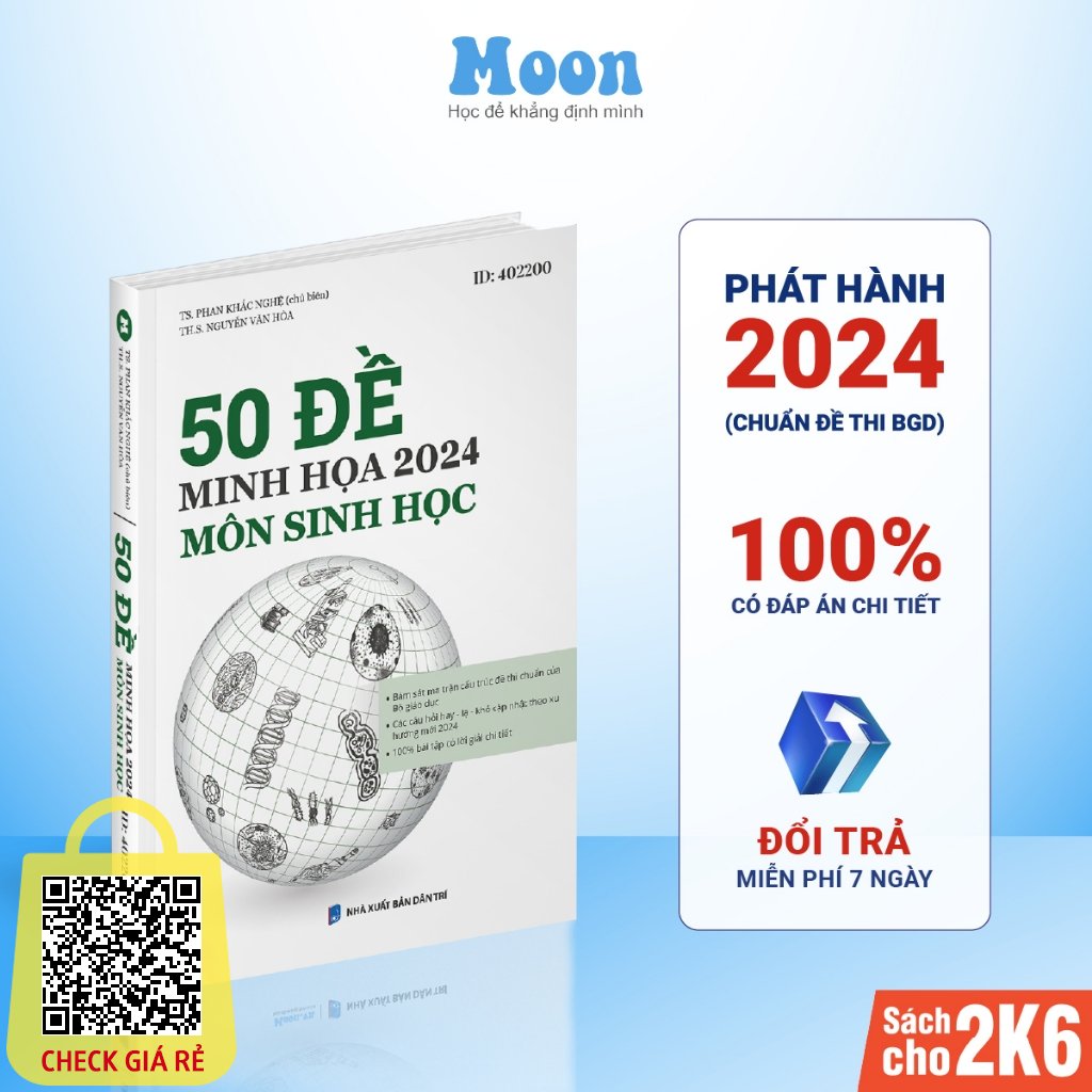 Bộ đề minh họa môn Sinh học 2024 - Sách ID luyện đề thi  môn Sinh thầy Phan Khắc Nghệ