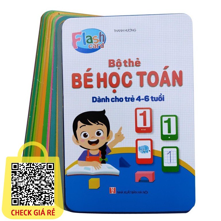 Bộ Thẻ (Flashcard) Bé Học Toán - Tư Duy Toán Học Cho Bé Từ 4 Đến 6 Tuổi Học Số Và Phép Tính