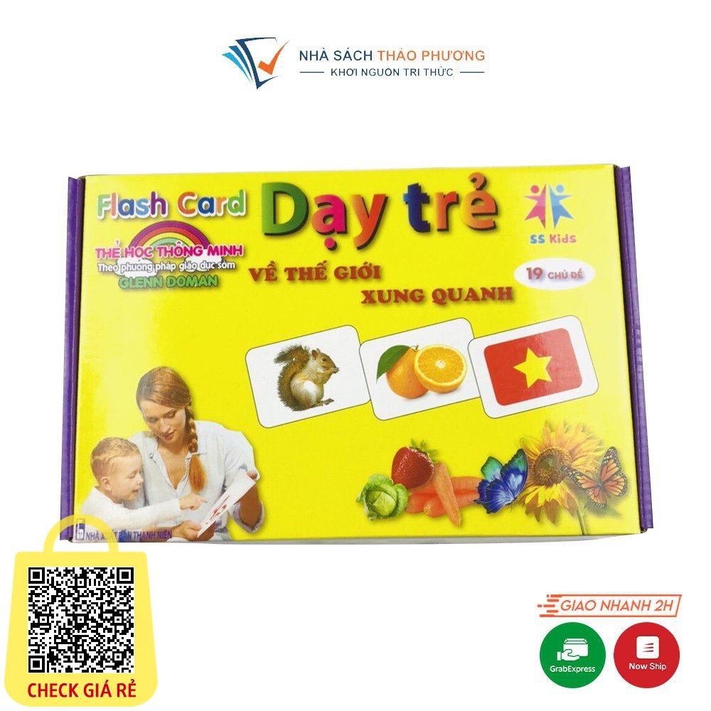 Bộ thẻ Flashcard Việt Hà song ngữ Việt Anh chủ đề Dạy trẻ về thế giới xung quanh 19 chủ đề (phương pháp Glenn Doman)