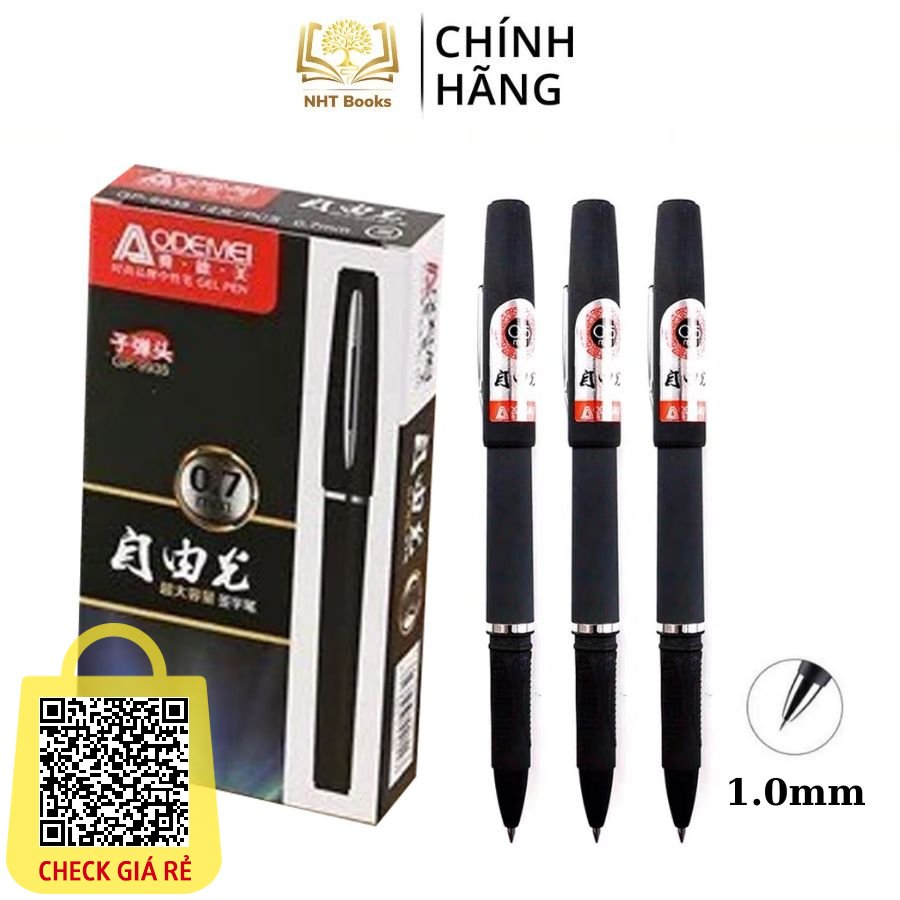 Bút gel luyện viết chữ Hán NHT Books Luyện Viết chữ Trung - nhật - Hàn ODEMEI 0.7mm 1.0mm