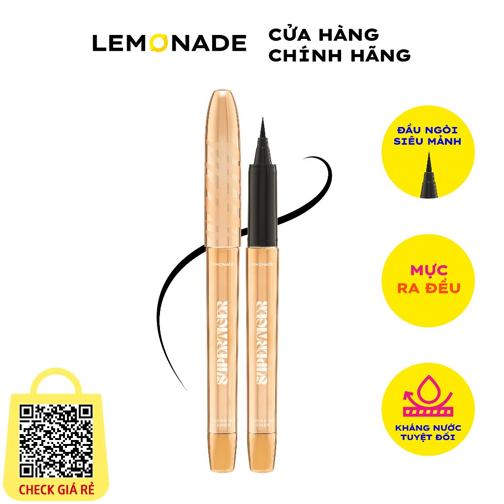 Bút kẻ mắt siêu mảnh LEMONADE SuperTiger Eyeliner 1g