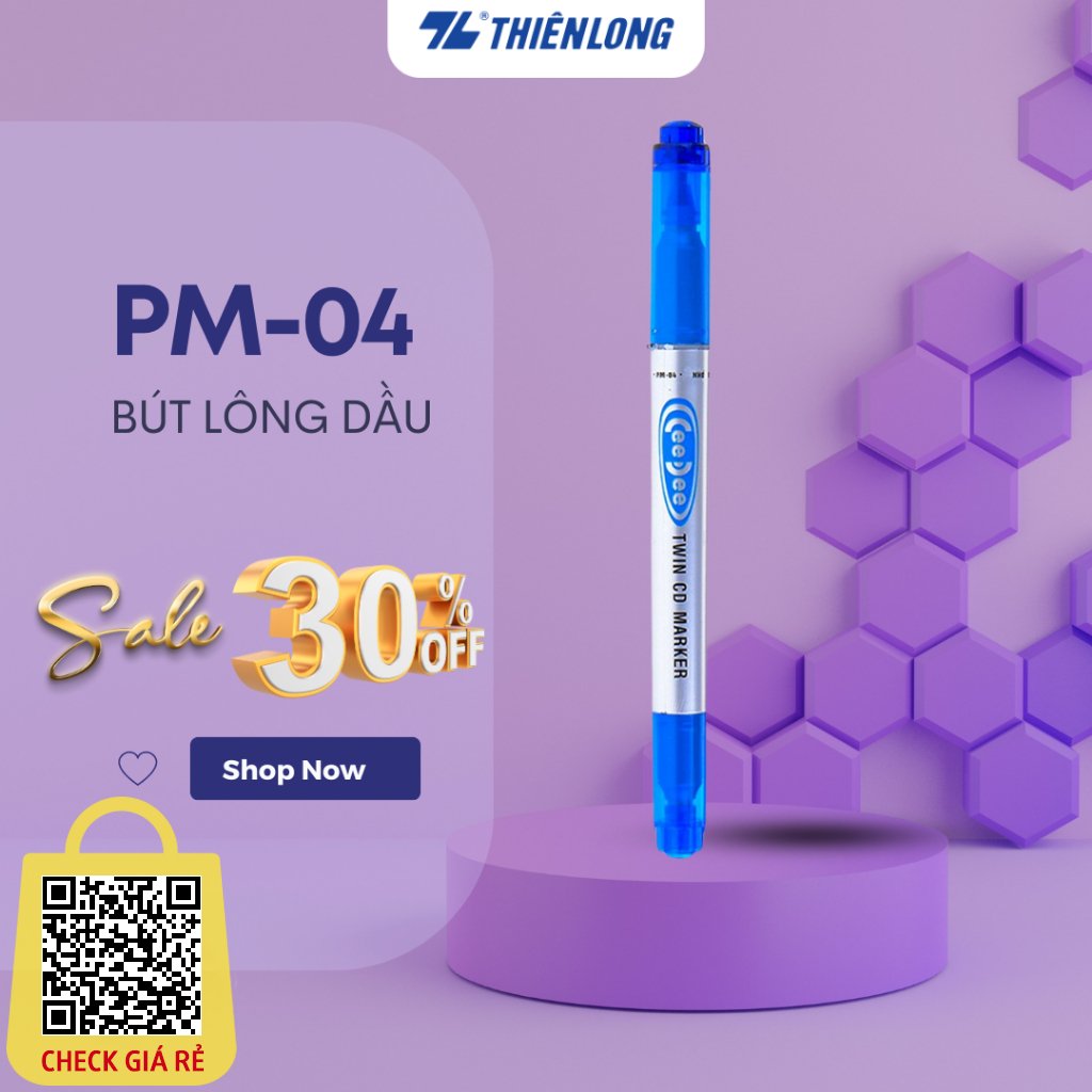 BÚT LÔNG DẦU THIÊN LONG-PM 04