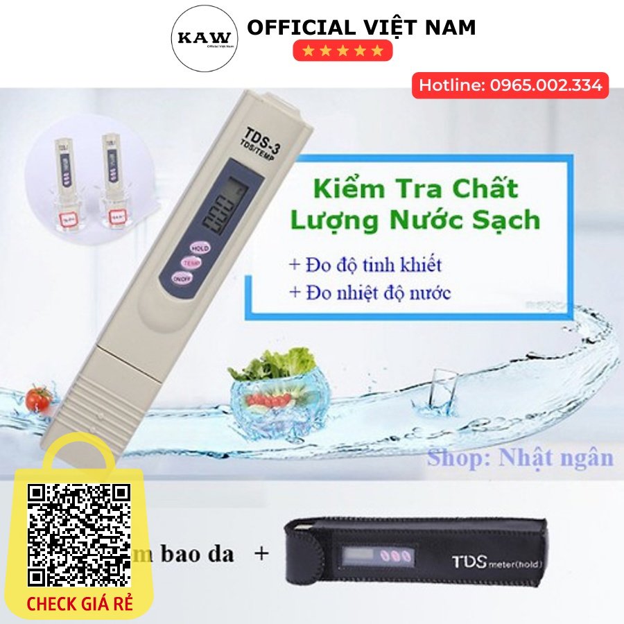 Bút Thử pH KAW Chính Xác Đo Độ Mặn Chua Của Nước Đo Nhanh - Chính Xác - Nhỏ Gọn - Có Nút Điều Chỉnh