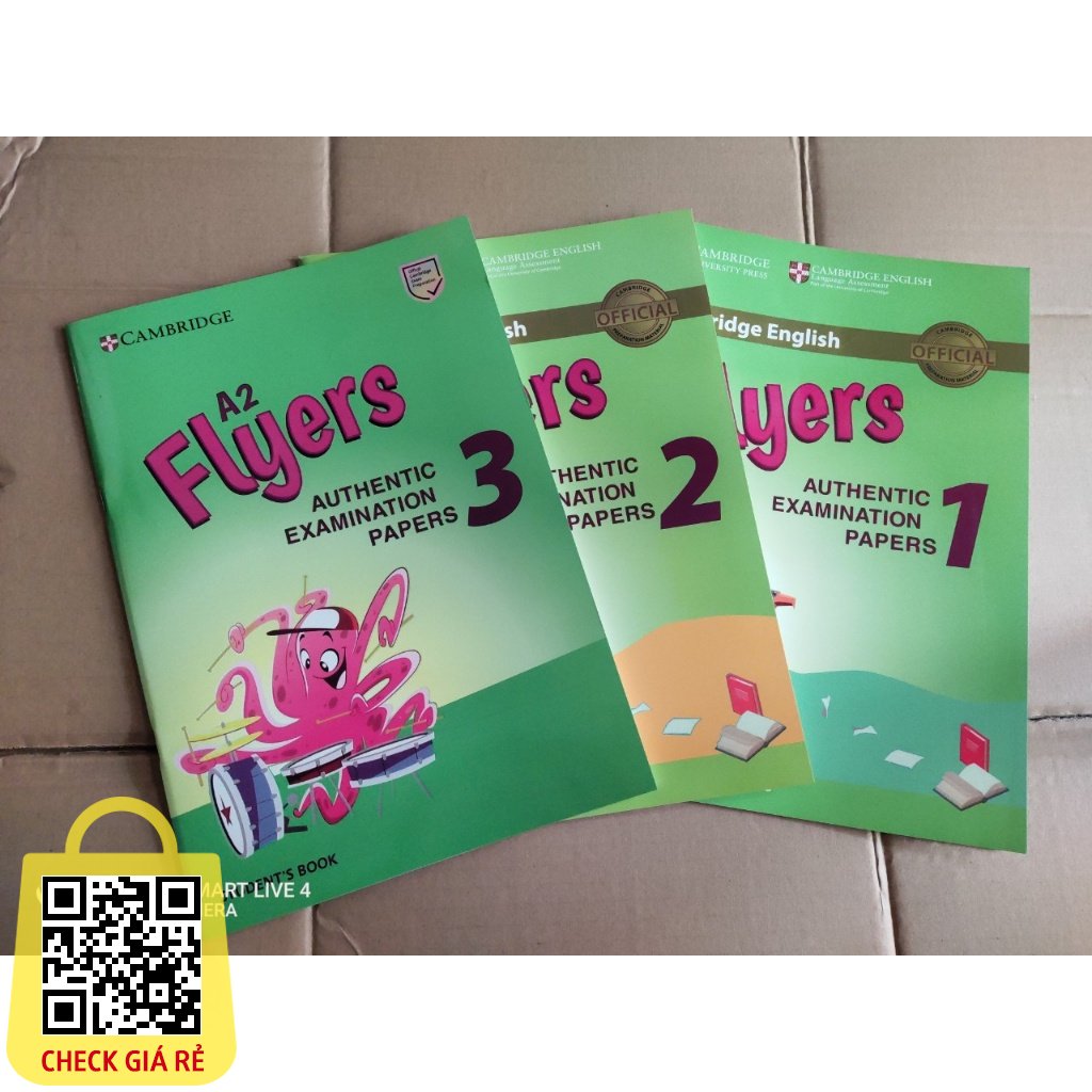 Cambridge English Flyers Authentic in màu đẹp + MP3