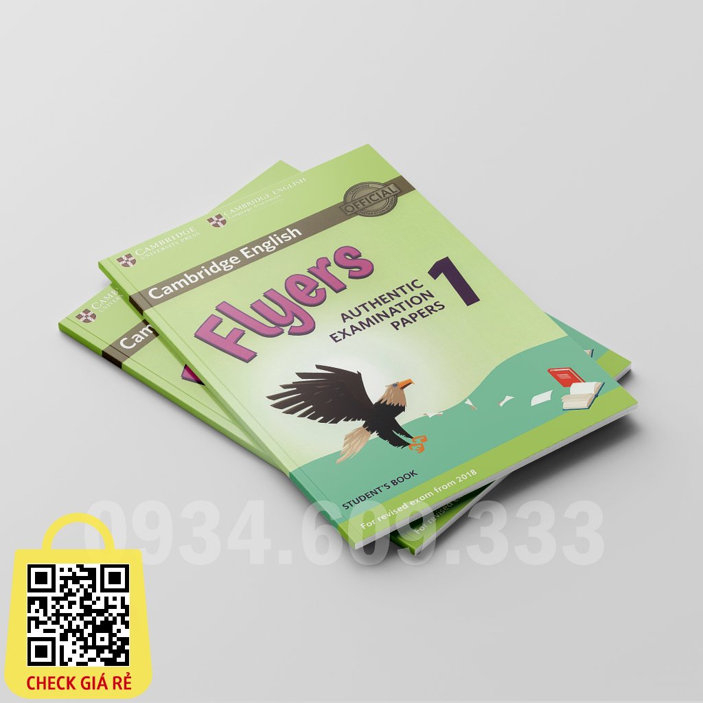 Cambridge English Flyers Authentic in màu đẹp tặng file MP3