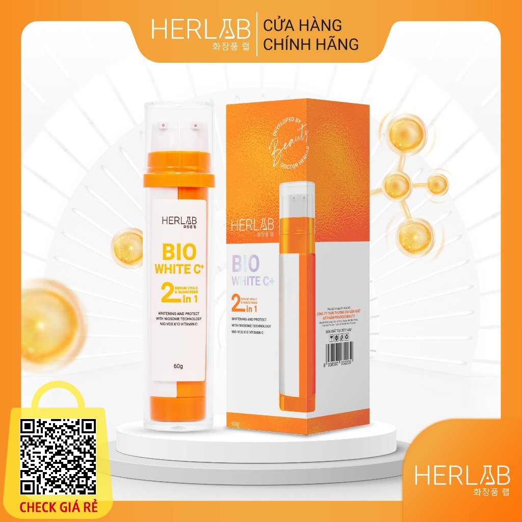 Combo 4 sản phẩm Kem Chống Nắng 2 Lõi 8 Màn Lọc HerLab