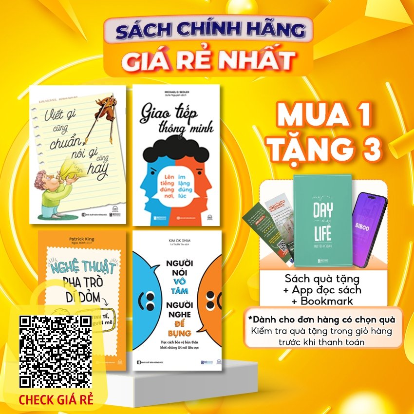 Combo Sách 3 Cuốn Nghệ Thuật Pha Trò Dí Dỏm - Viết Gì Cũng Chuẩn Nói Gì Cũng Hay - Người Nói Vô Tâm Người Nghe Để Bụng