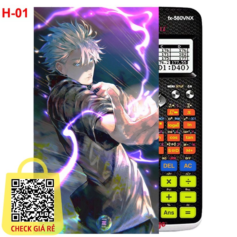 Decal Máy tính CASIO fx570, fx580 anime Jujutsu Kairen (50 mẫu hình khác nhau)