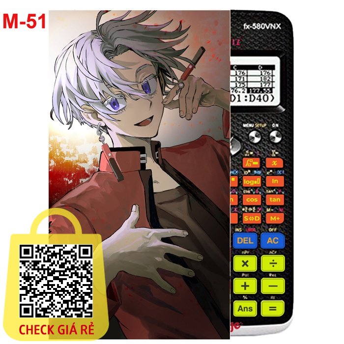 Decal Máy tính CASIO fx570, fx580anime Tokyo Revengers (các mẫu thành viên)