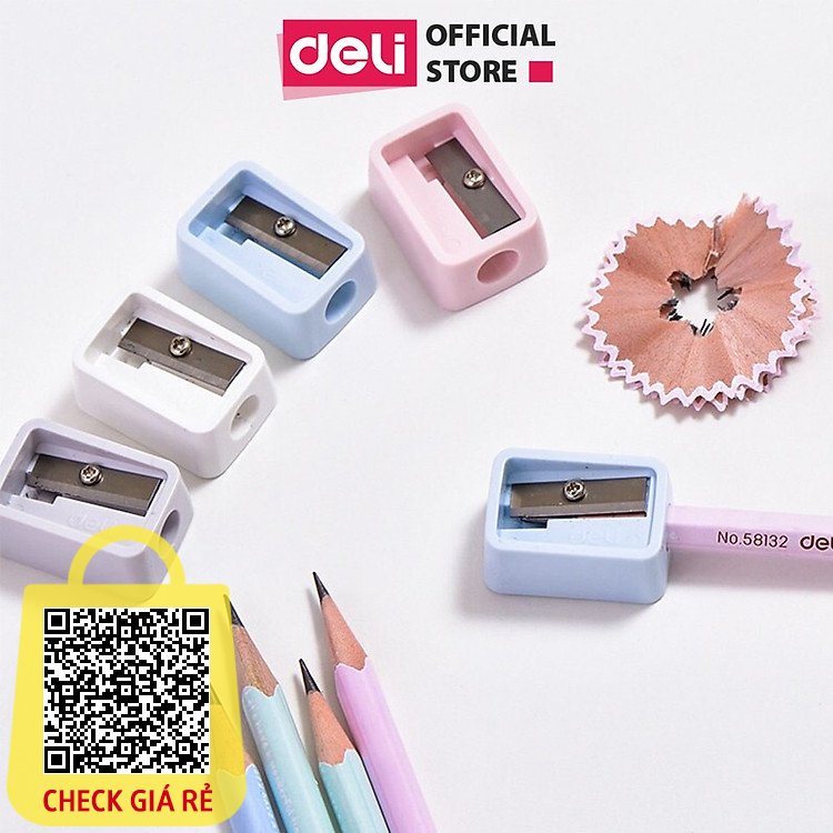 Gọt Bút Chì Mini Giá Rẻ Deli Đa Năng Tiện Dụng Lưỡi Sắc Cute Độc Lạ Phù Hợp Học SInh Văn Phòng Dùng Cho Viết Chì Gỗ