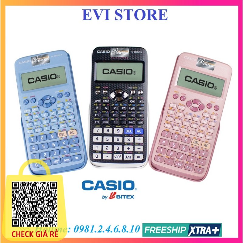 [Hàng chính hãng] Máy tính khoa học CASIO FX-580VN - HÀNG CHÍNH HÃNG / Máy tính FX580 được phép mang vào phòng thi