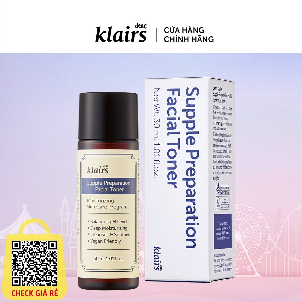 [HÀNG TẶNG KHÔNG BÁN] Dear, Klairs nước hoa hồng Toner 30ml (bất kỳ)