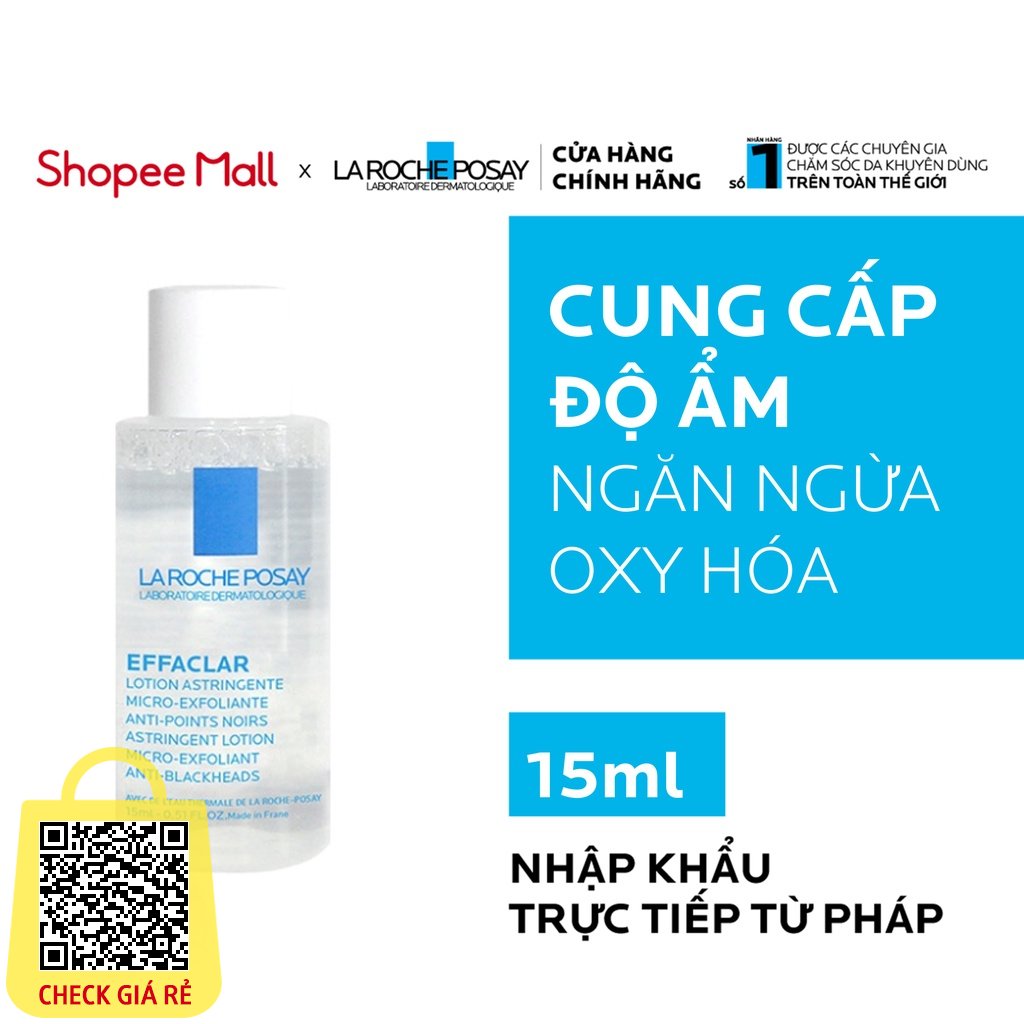 [HB GIFT][Hàng tặng không bán] Nước Cân Bằng La Roche-Posay Effaclar 15ml