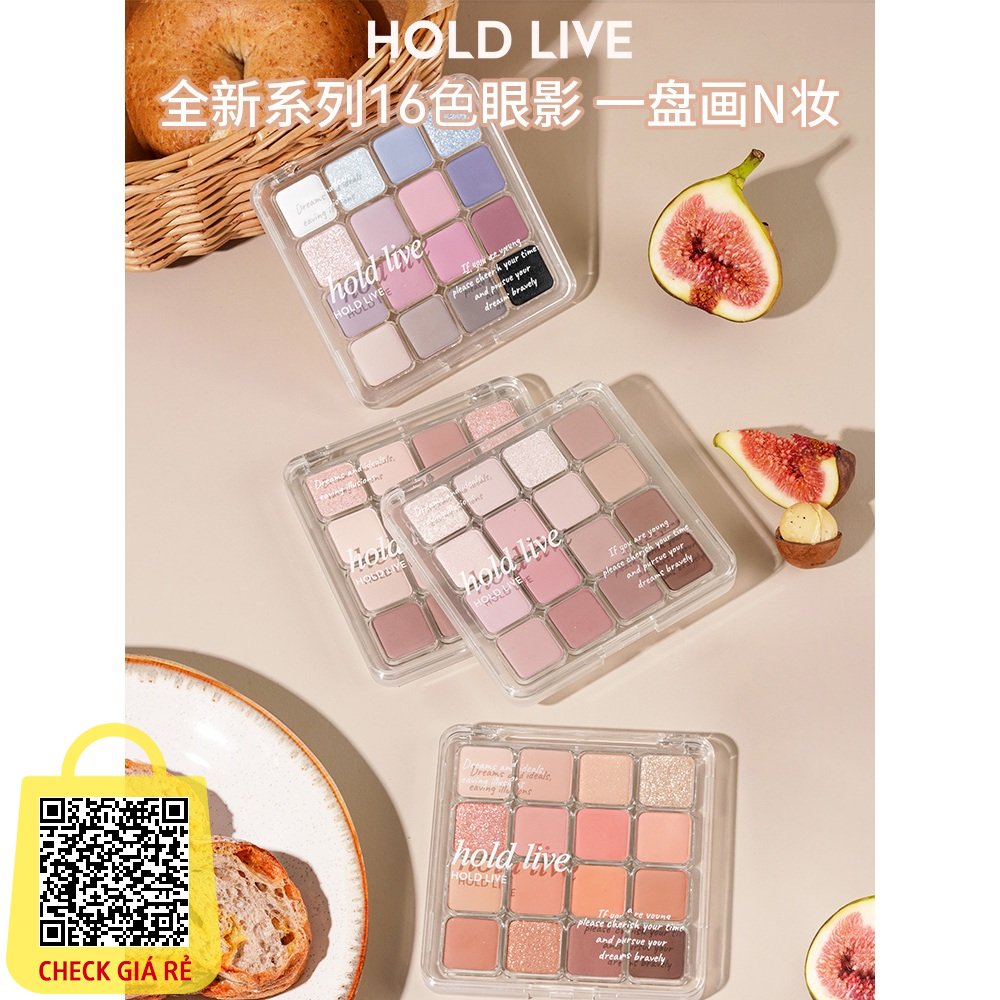 [Hỏa Tốc] HOLD LIVE Bảng mắt 16 ô Hold Live Sunset Magic Tone màu pastel, nhẹ nhàng