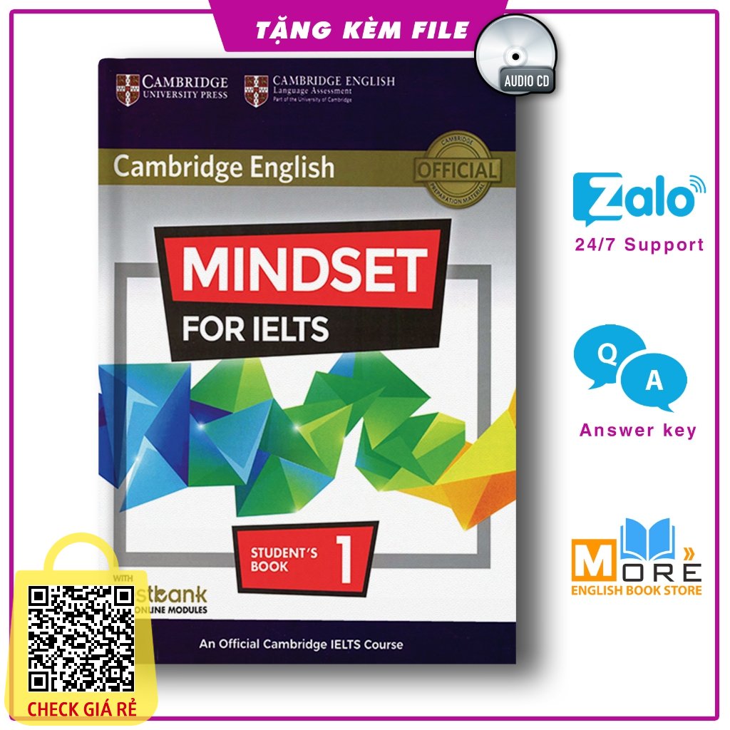 In màu theo yêu cầu bộ Mindset for IELTS kèm đáp án