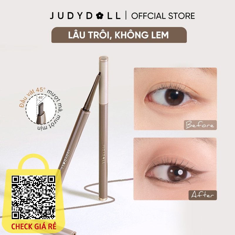 JUDYDOLL Chì Kẻ Mắt Precisely Depicted Slim Gel Eyeliner Mướt mịn Chống nước Chống lem Lâu trôi 0 - 06g