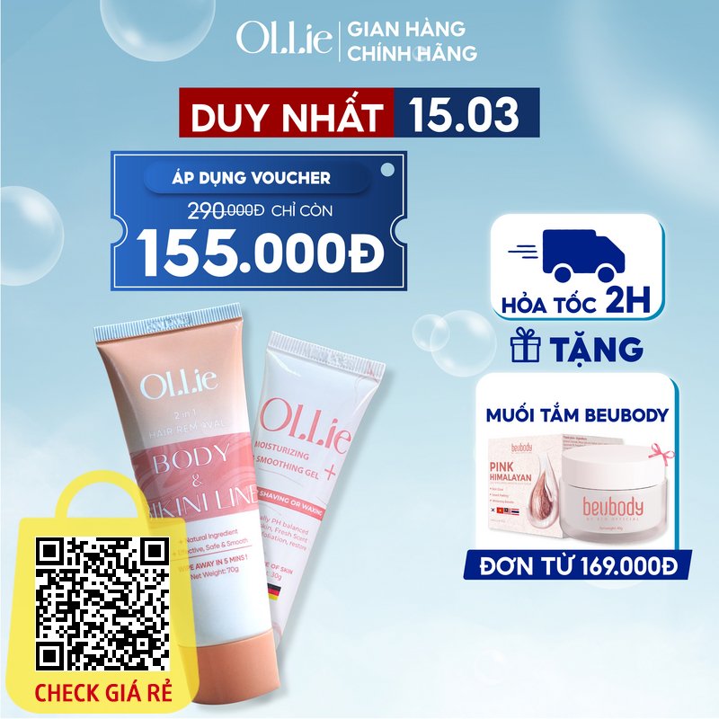 Kem tẩy lông OLLIE  tẩy lông