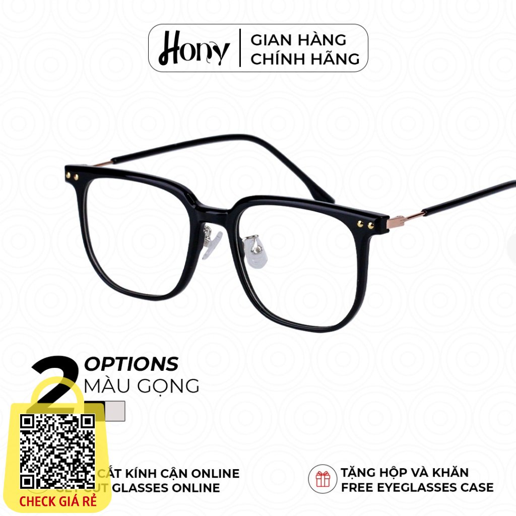 Mắt kính Unisex thời trang HONY - Gọng Acetate cao cấp phong cách mới