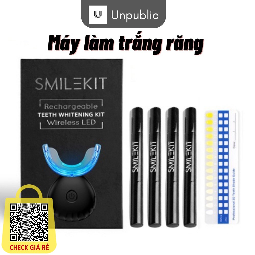 Máy Tẩy Trắng Răng unpublic (Với 4 Cây Bút Tẩy Trắng)