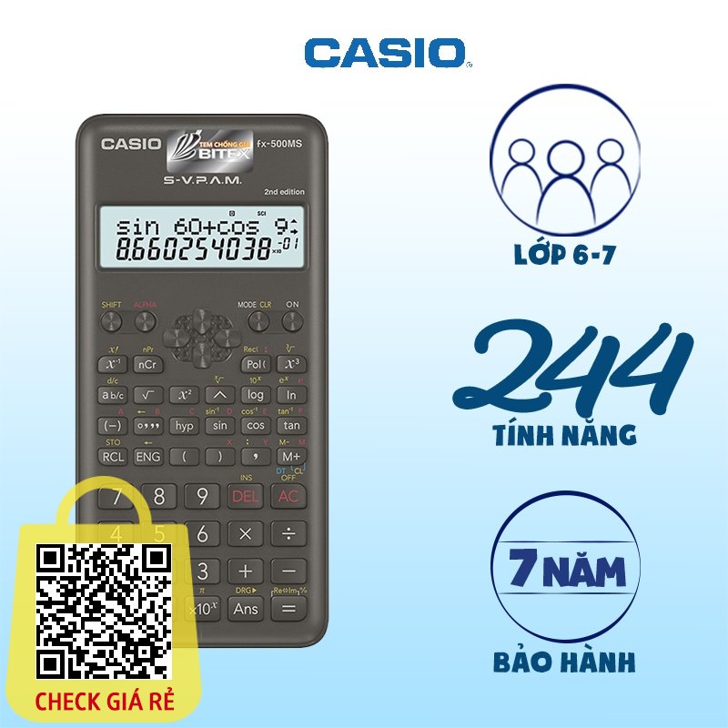 Máy tính Casio fx-500MS - 2nd Edition