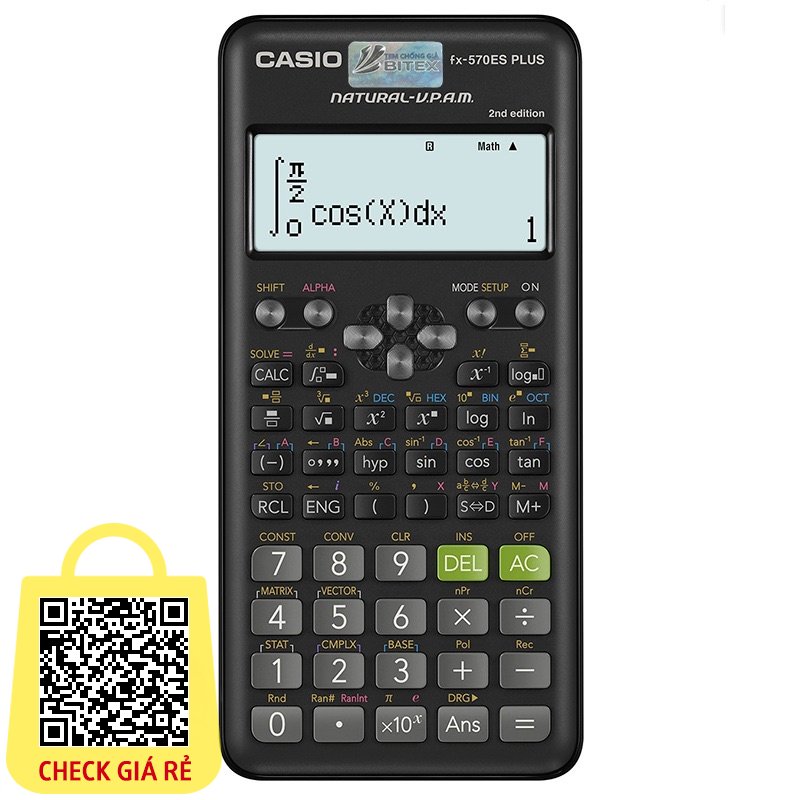 Máy tính casio fx-570es plus 2nd edition (nhập khẩu Thailand)