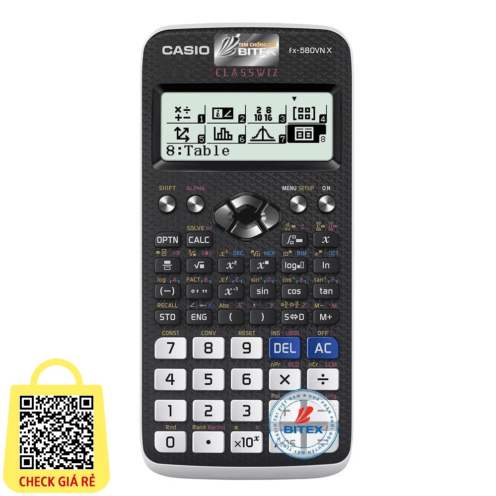 [Máy tính Casio FX 580VN X - casio 580vnx - Hàng chất lượng - Có ảnh thật