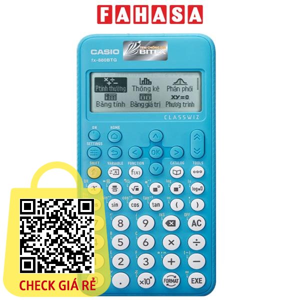 Máy Tính CASIO FX 880 BTG - Màu Xanh Biển