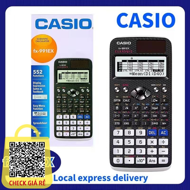 Máy Tính casio fx-991ex Thiết Kế Đặc Biệt Cho Học Sinh Trung Học Và Học, Được Sử Dụng Cho Các Cuộc Thi Trung Học