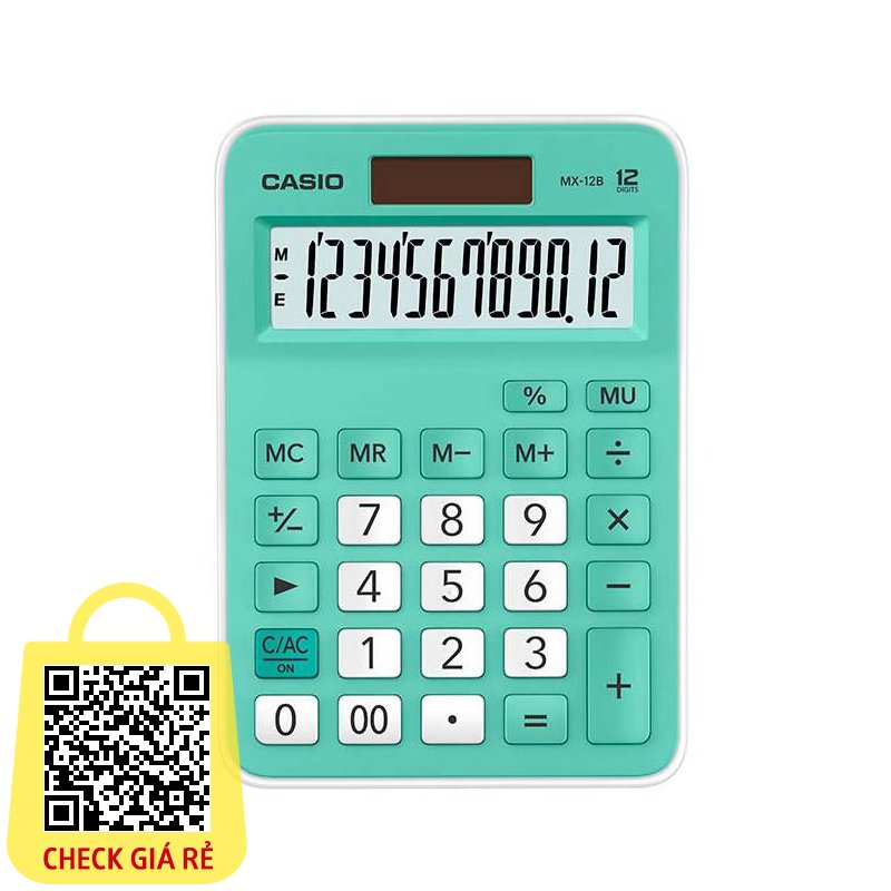 Máy tính Casio MX-12B phiên bản màu Pastel