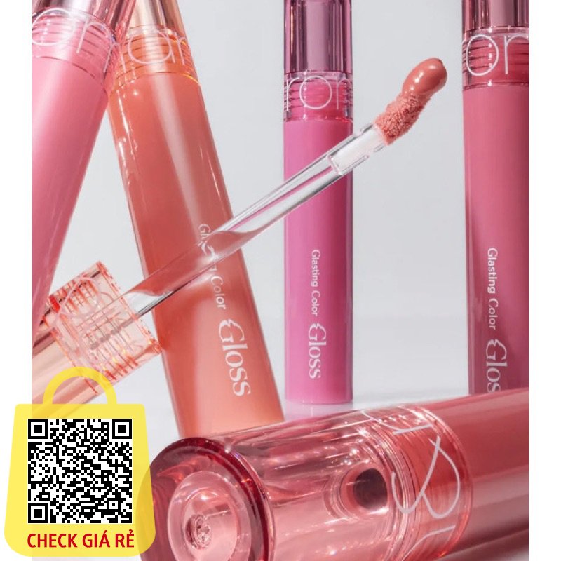 (New) Son Tint Bóng Romand Glasting Color GLOSS căng mọng môi