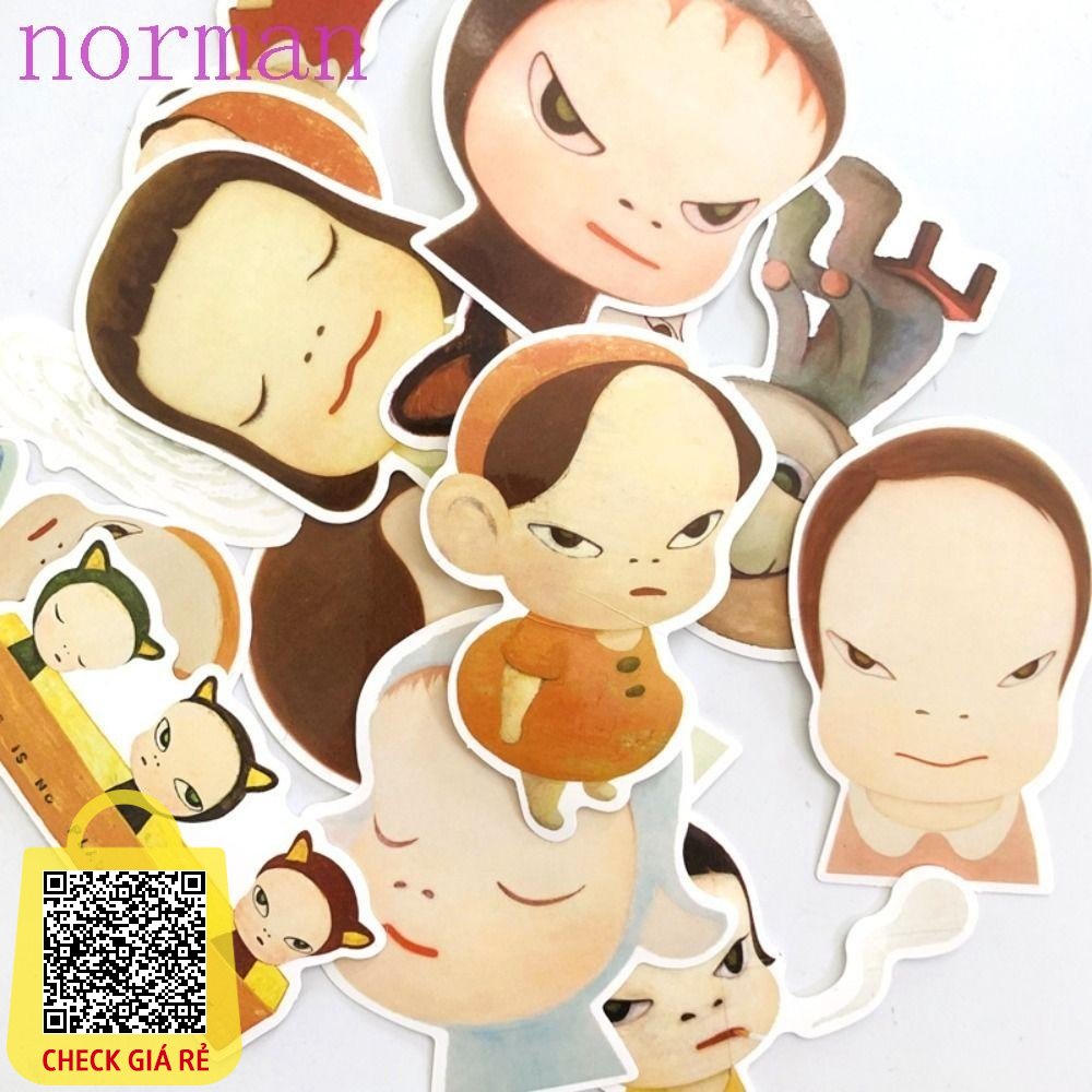 Norman 13 Cái Nara Điện Thoại Decal - Thêu Sò Trang Trí Xe Ô Tô Nara Miếng Dán Xe Hơi - Văn Phòng Phẩm Miếng Dán Tự Dính Hoạt Hình Tranh biếm Họa Xe Máy Nara