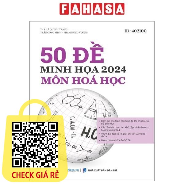 Sách 50 Đề Minh Họa 2024 Môn Hóa Học