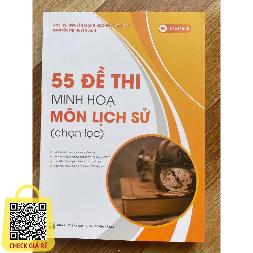 Sách 55 đề thi minh họa môn Lịch sử (chọn lọc)