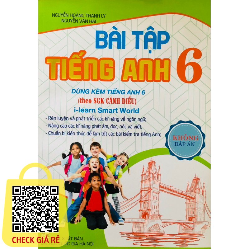 Sách - Bài Tập Tiếng Anh 6 (Dùng Kèm I Learn-Smart World) - Không Đáp Án