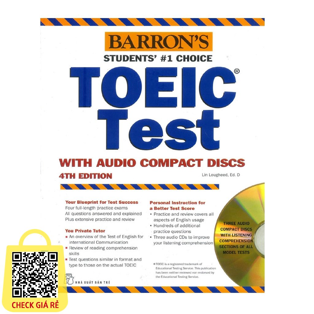 Sách Barron's Toeic Test (4th Edition) fs