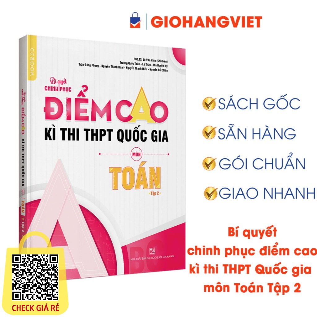 Sách Bí quyết chinh phục điểm cao kì thi THPT Quốc gia môn Toán Tập 2