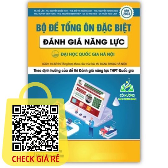 Sách Bộ đề tổng ôn đặc biệt đánh giá năng lực (DHQGHN 2023)