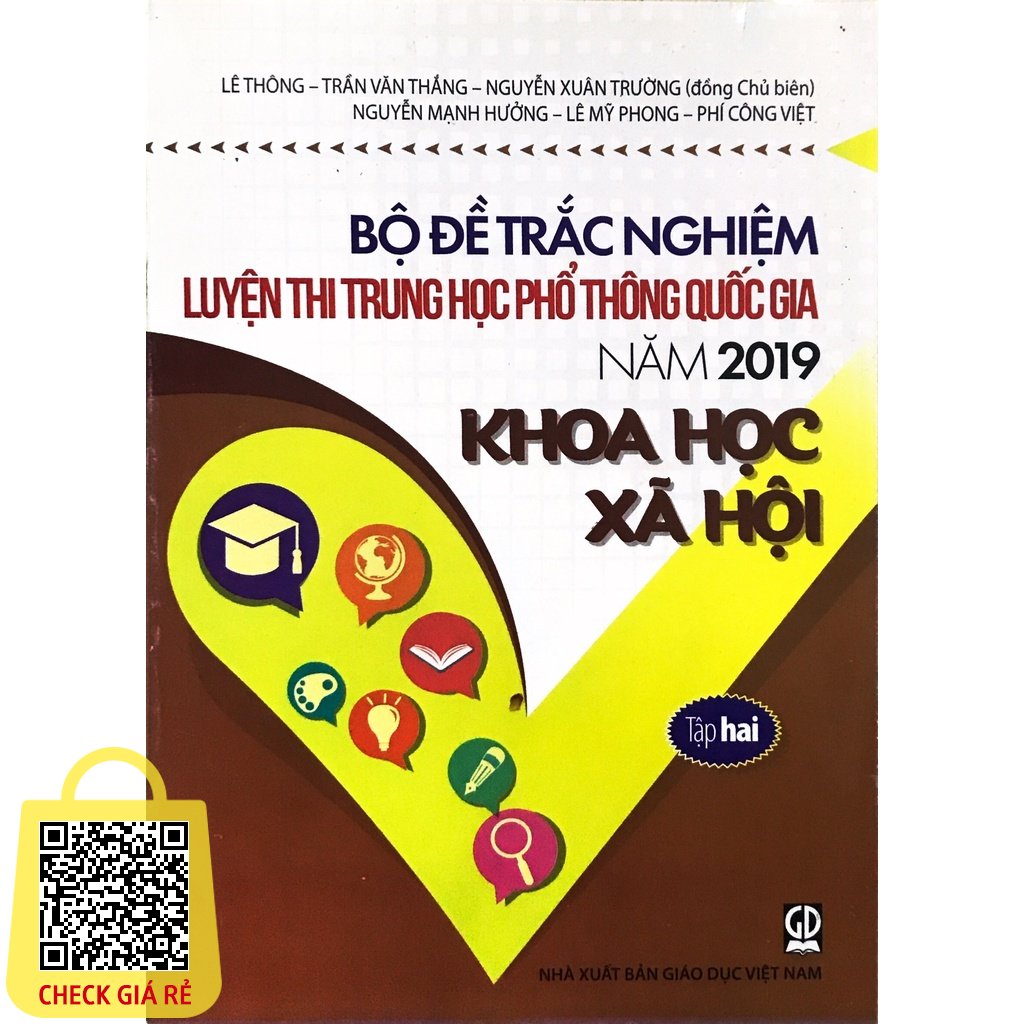 Sách Bộ đề trắc nghiệm luyện thi THPT QG năm 2019- Khoa học xã hội