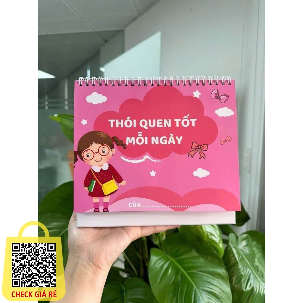 Sách- Bộ Lịch Thói Quen Tốt Mỗi Ngày - Sổ tay rèn luyện kỷ luật tự giác