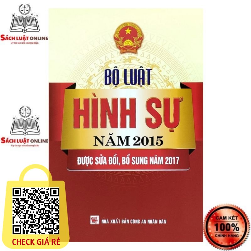 Sách Bộ luật Hình sự năm 2015 sửa đổi - bổ sung 2017