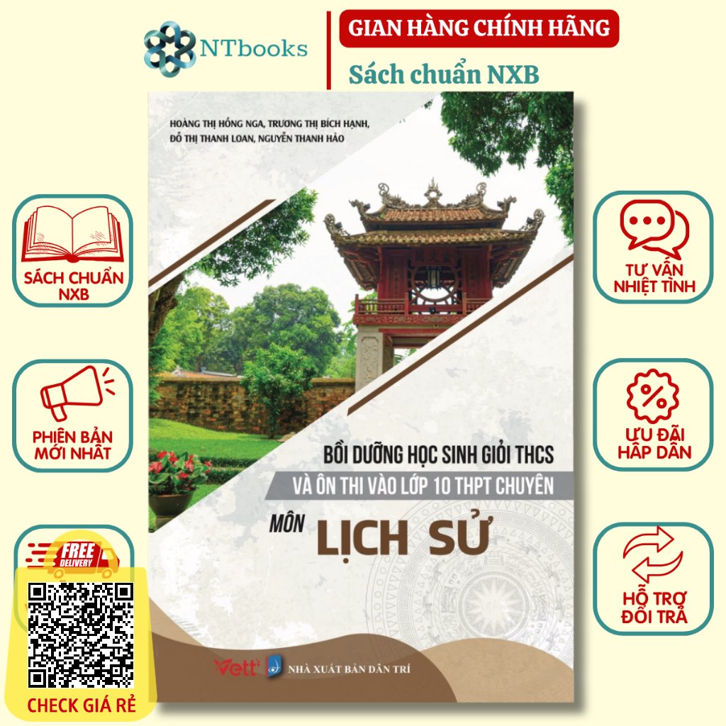 Sách Bồi Dưỡng Học Sinh Giỏi THCS Và Ôn Thi Vào Lớp 10 THPT Chuyên Môn Lịch Sử